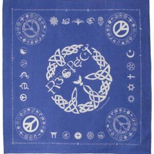 Coexist Respect Bandana ~ 100% Cotton ~ 22" x 22" ~ Brand New!